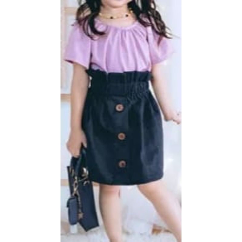 ROK ANAK LUNA SKIRT USIA 1-7 TAHUN