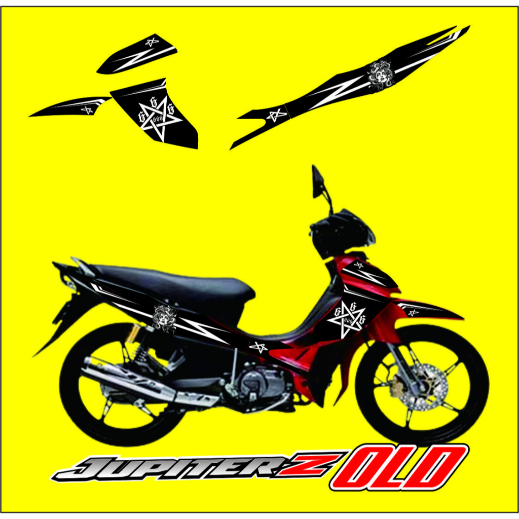 JUPITER Z / STRIPING MOTOR JUPITER Z LAMA OLD / STICKER YAMAHA JUPITER Z OLD BURHAN VARIASI LIS STRI