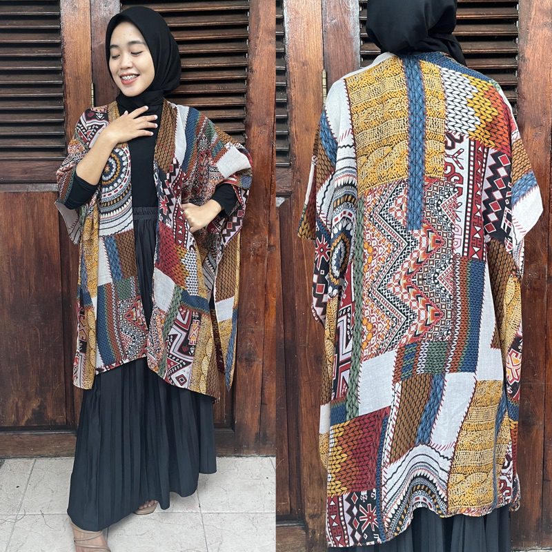 HANA LONG OUTER SCARF PREMIUM