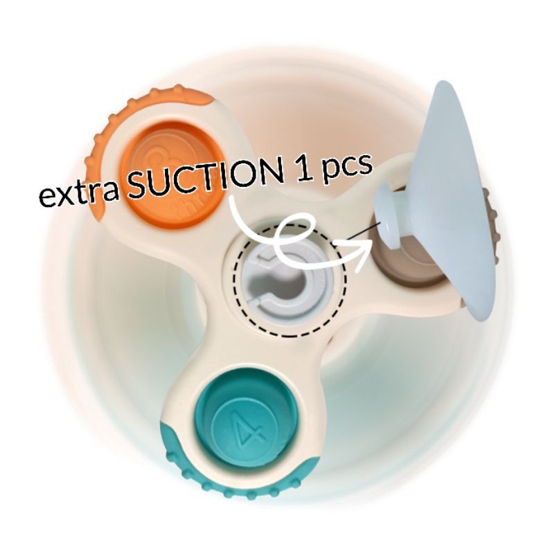 1 pcs Extra Tambahan Suction untuk Space Sun Bee Carrot Spinner (khusus spinner di slide foto)