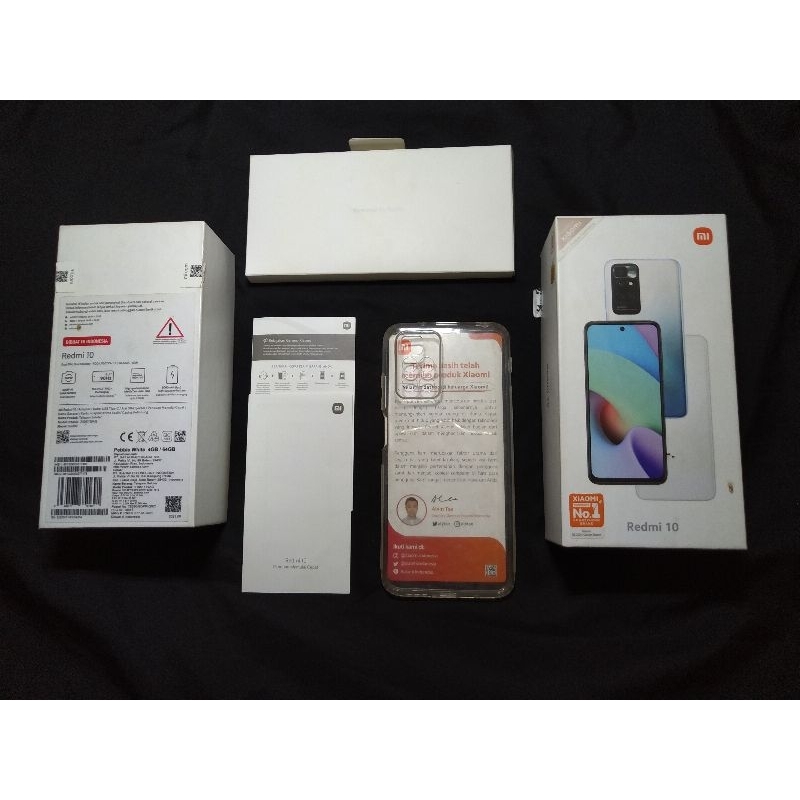 

DUS BOX KARDUS BOX XIAOMI REDMI 10 2022 ASLI BAWAAN FULSET