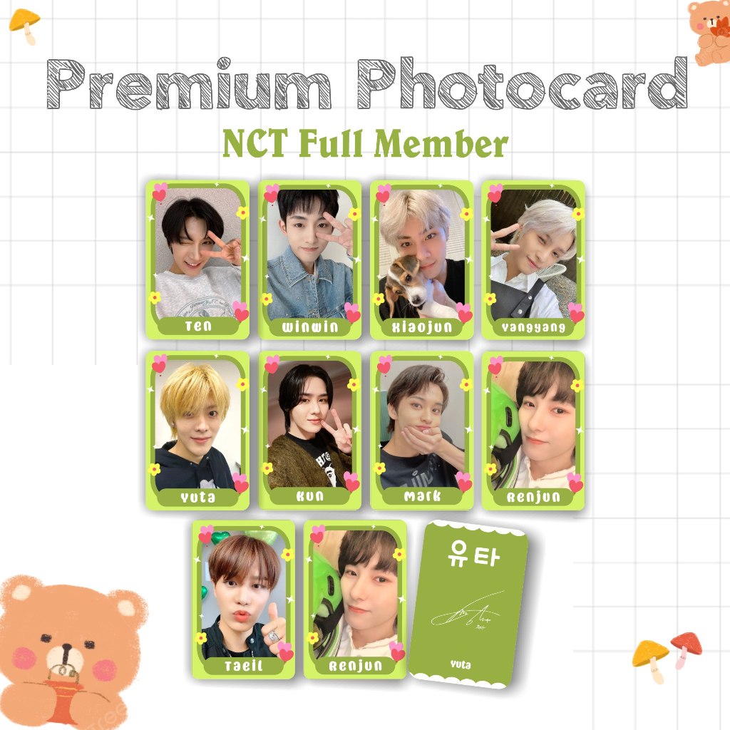 PHOTOCARD DECO  NCT NATION FULL MEMBER SATUAN