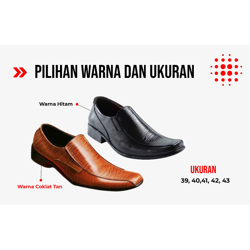SEPATU PANTOFEL KULIT ASLI 100% PRODUK CIBADUYUT || SEPATU PRIA || SEPATU KANTOR
