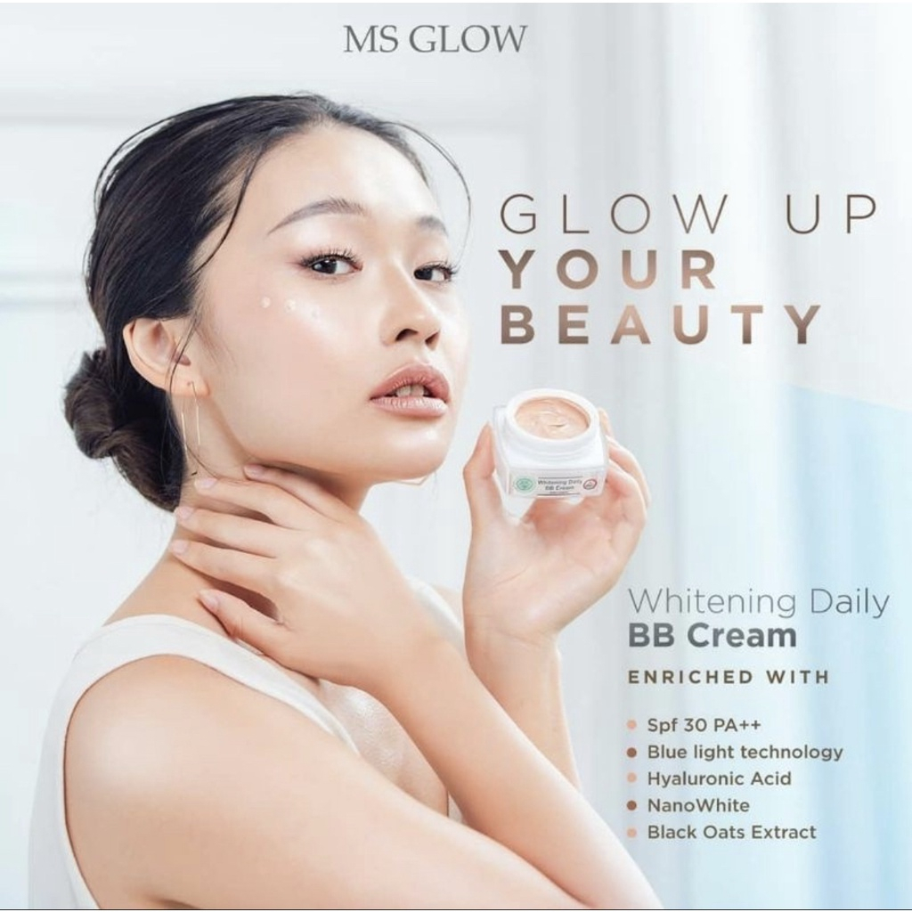 MS GLOW All Produk Paket Wajah Free Pouch Kosmetik / BB / Ecer Whitening Night Cream / Luminous/ Malam Ultimate/Krim Siang/Facial Foam MS GLOW