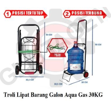 Trolly Lipat Mini Serbaguna Trolly Shopping XTC-1