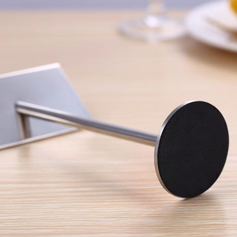 Tiang Nomor Meja 15cm Menu Stand Display Stainless Table Number Holder Name Card Holder Stick Card Holder