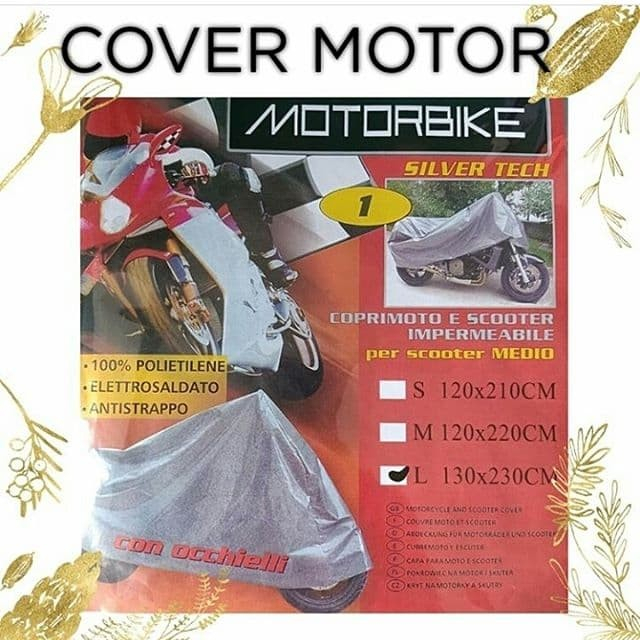 Cover Sarung Motor Penutup Parachute Motorcycle Matic Bebek honda mio