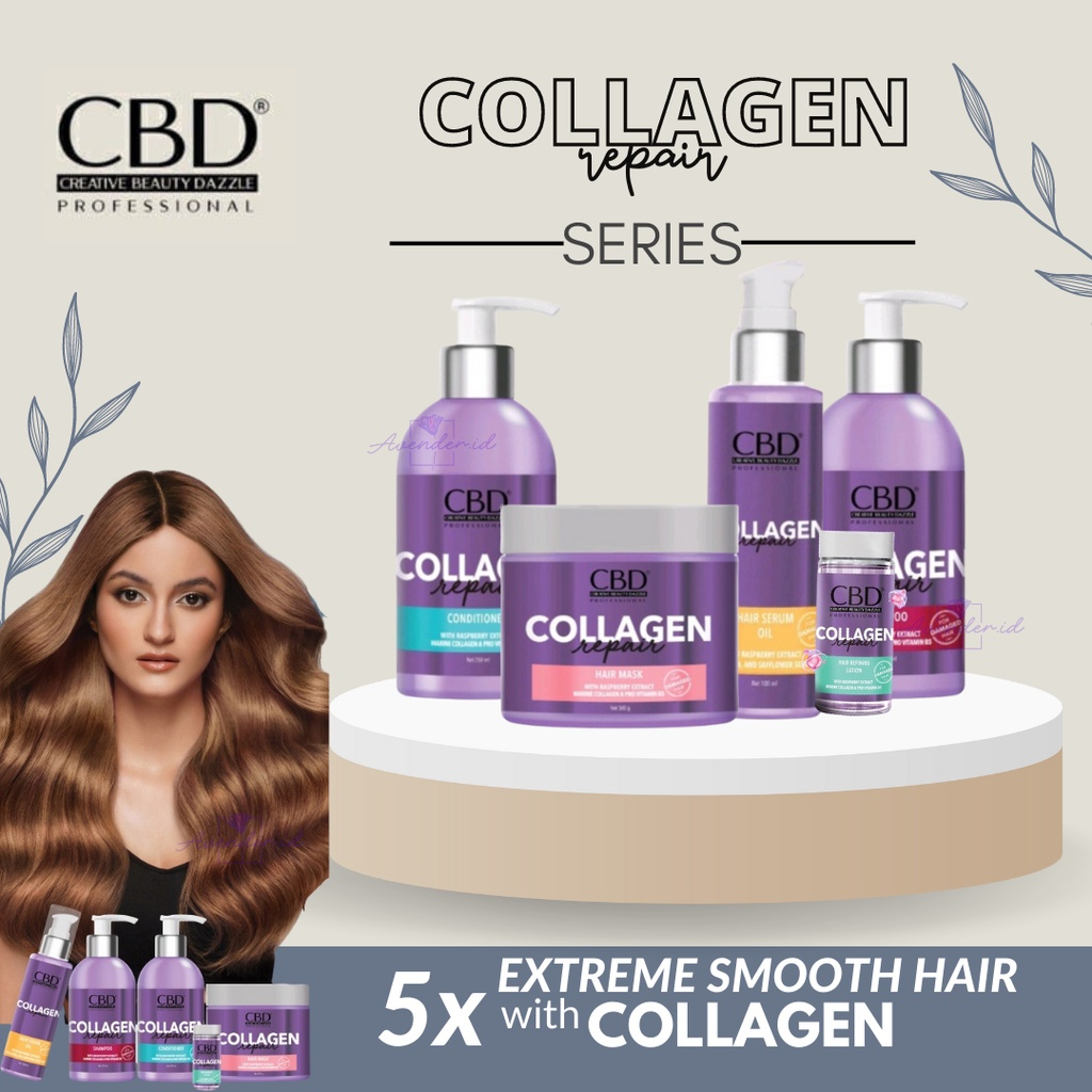 QEILA - CBD COLLAGEN HAIR REPAIR SERIES | CBD UNGU