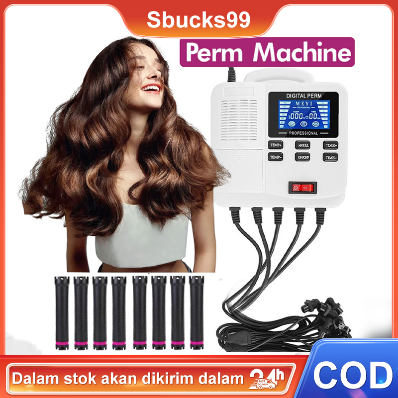 【COD】Digital PTC Heating Hair Perm Machine Adjustable Temperature with Hair Roller Styling Tools Exclusive for hair salons