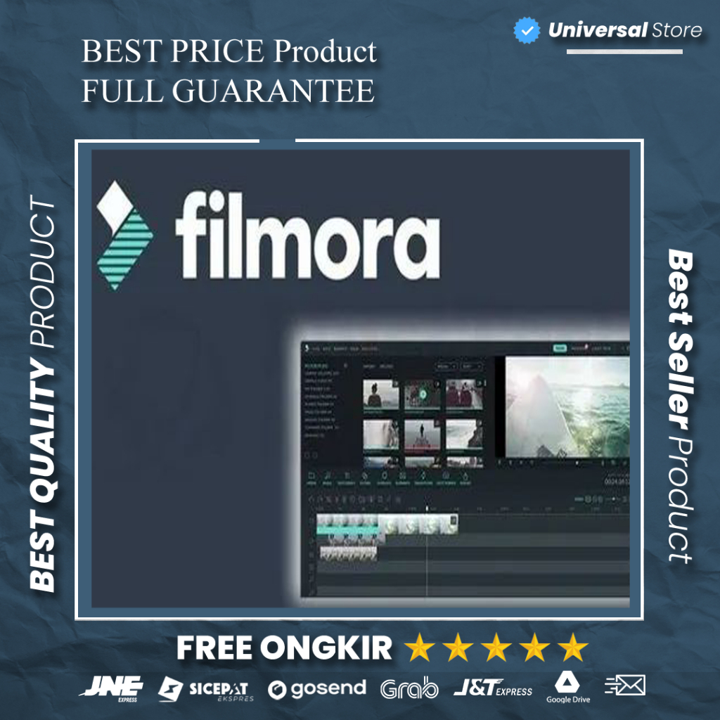 Program Wondershare Filmora Fullpack Lifetime Full Version Terbaru PRO Plus
