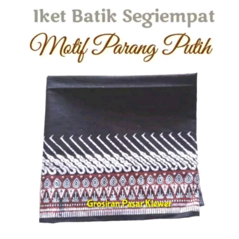 Iket Kepala Batik / Iket kepala Jawa / Iket Blangkon Segiempat