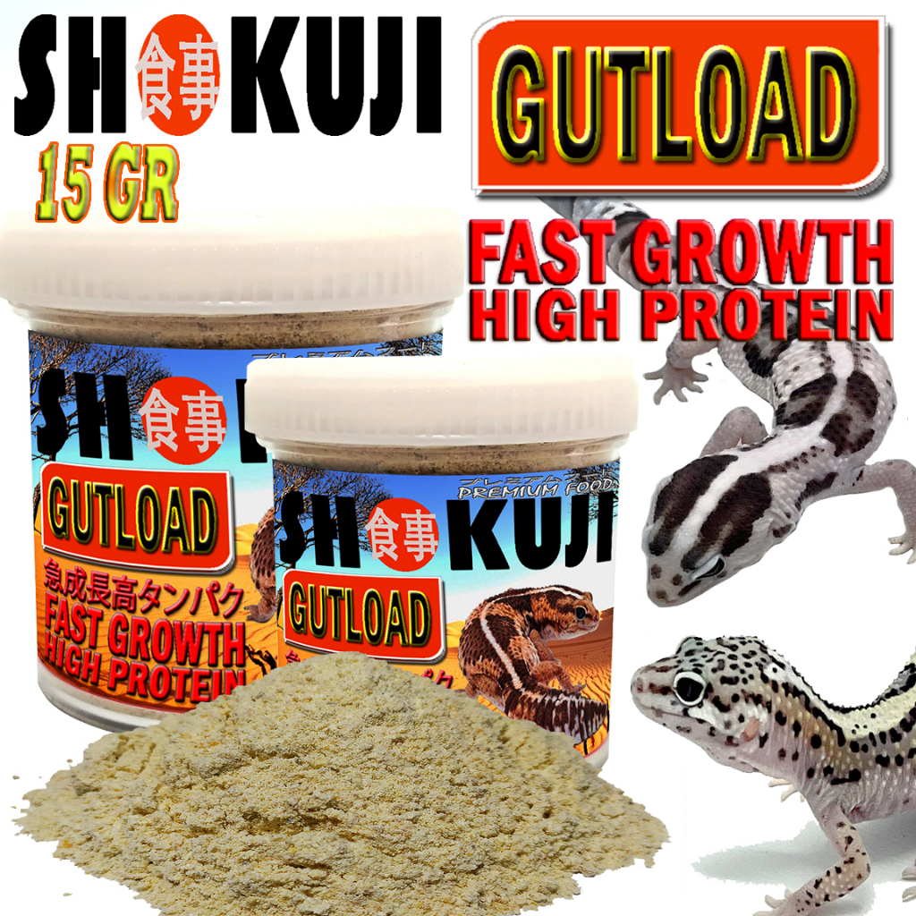 250GR SHOKUJI GUTLOAD VITAMIN PENGGEMUK REPTIL GECKO BD PAKAN SERANGGA JANGKRIK KECOA DUBIA ULAT JER