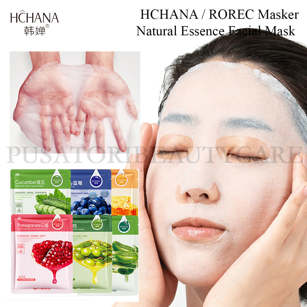 HCHANA / ROREC Masker Natural Essence Facial Mask