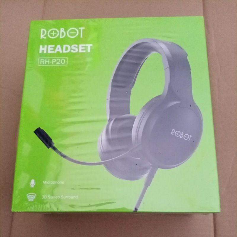 Headset Gaming Robot Rh-P20 Black