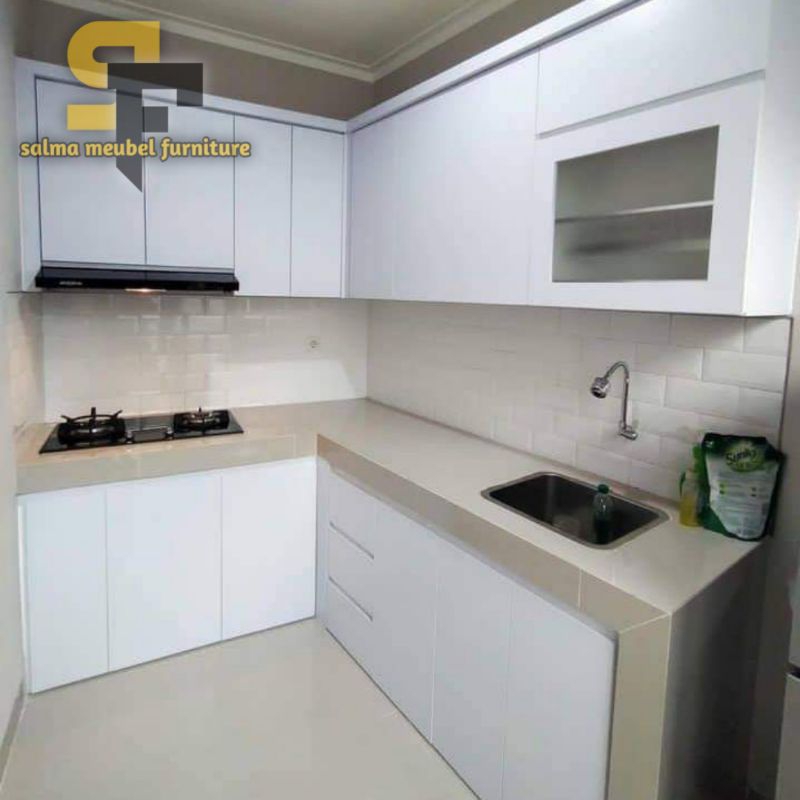 KITCHEN SET HPL KAYU  / KITCHEN SET MINIMALIS  / KITCHEN SET CUSTOM