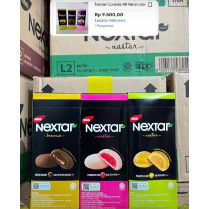 

Nextar cookies all variant box Hargaa Murahh