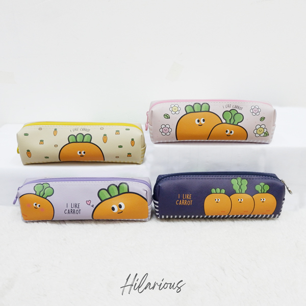 

HILARIOUS Tempat Pulpen pensil / Kotak Pensil / PENCIL BAG / Tas Organizer / Pouch / Pencil Bag 223-002 Carrot