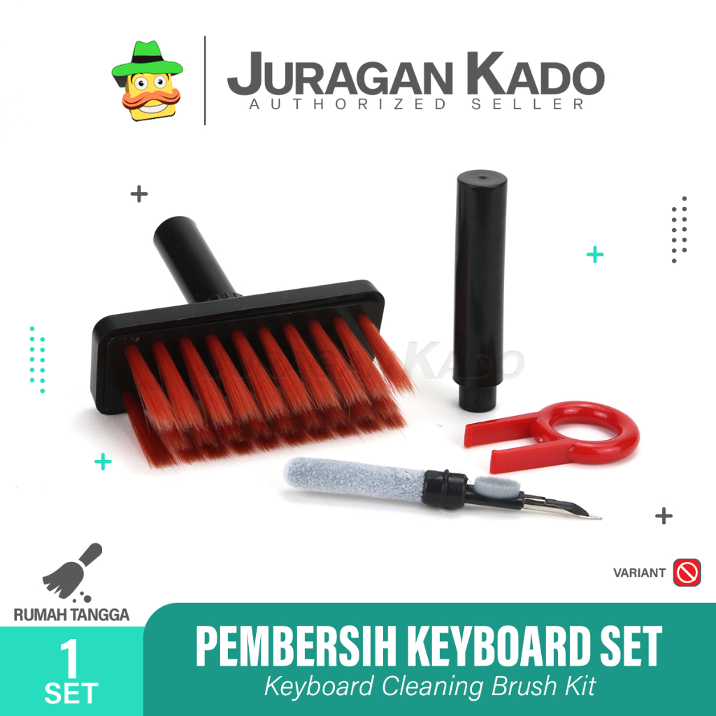 Alat Pembersih 5 In 1 Kuas Pembersih Keyboard Earphone Brush Kit Cleaner Keyboard Set 5in1