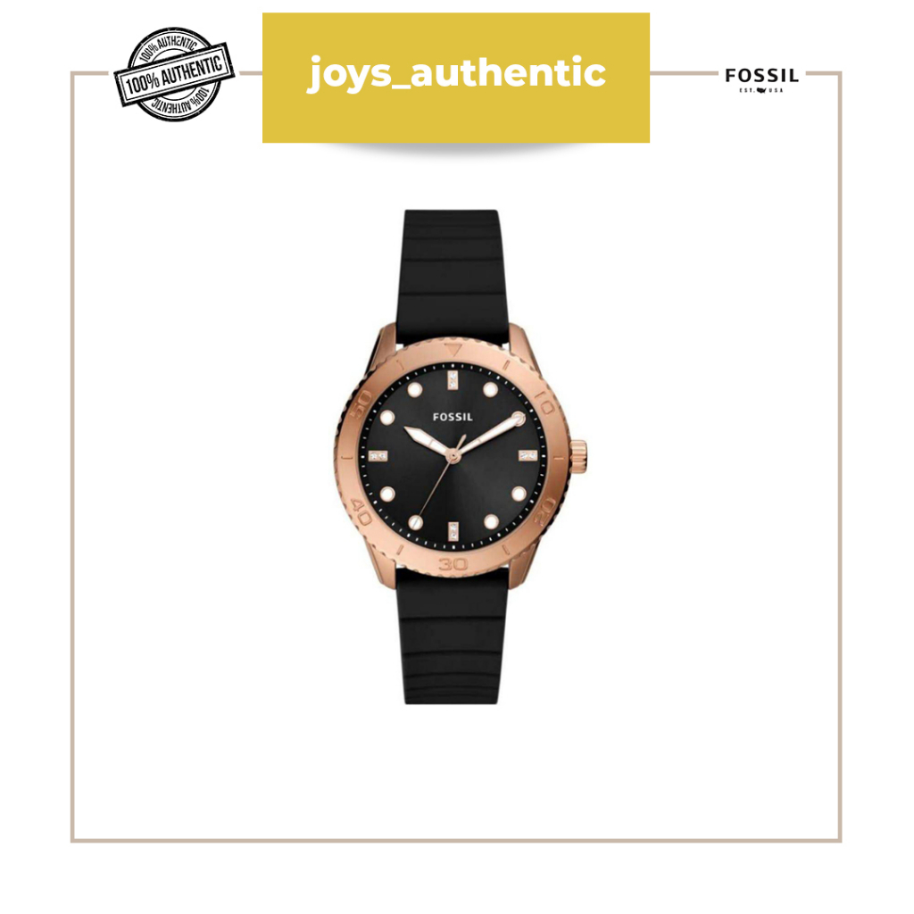 Jam Tangan Wanita Fossil Bq3829 Woman Watch Authentic Original