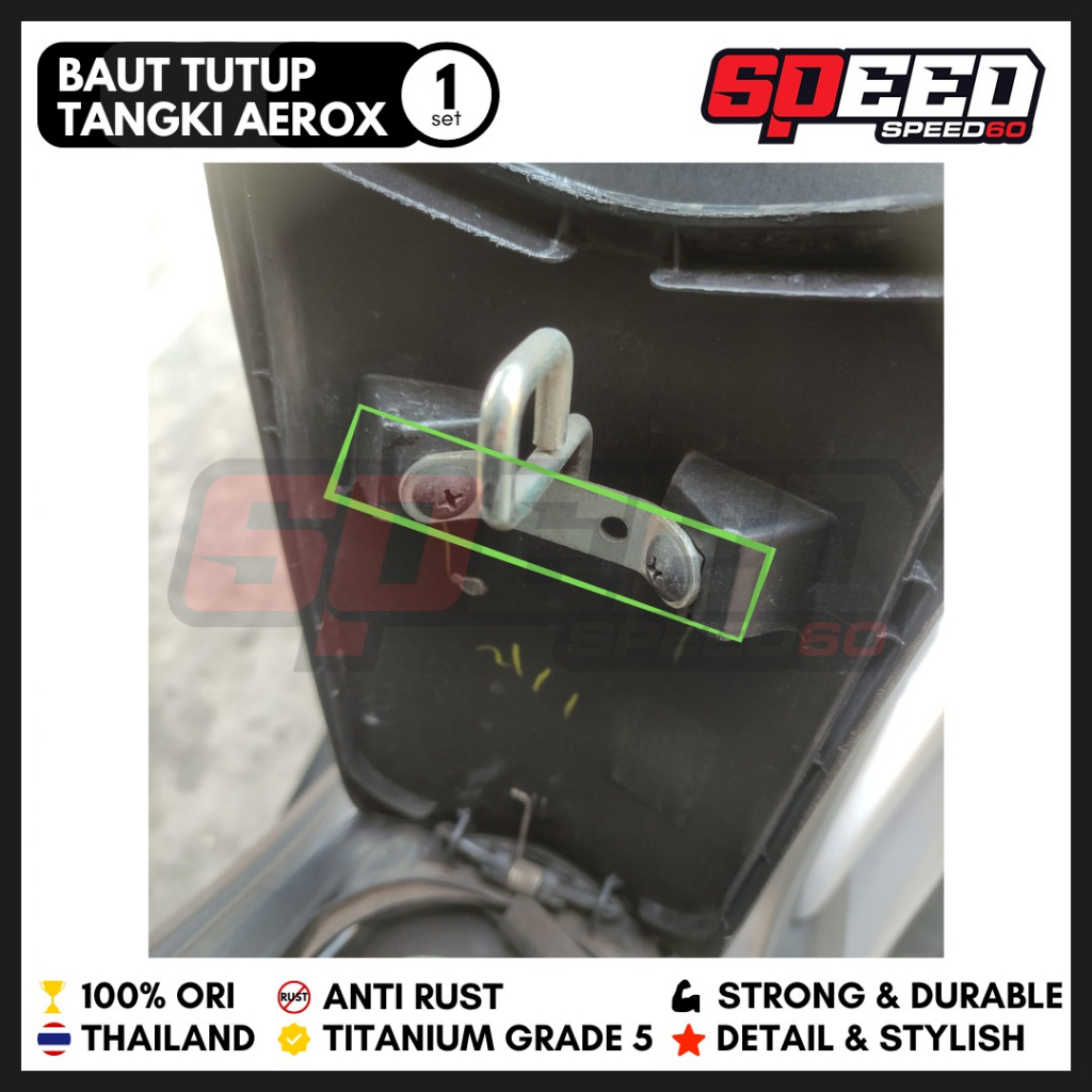 Probolt Titanium Baut Tutup Tangki Yamaha Nmax Aerox Grade 5 King Nut