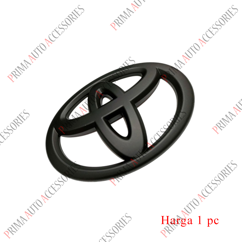 Casing Logo Toyota Hitam Doff 12 cm