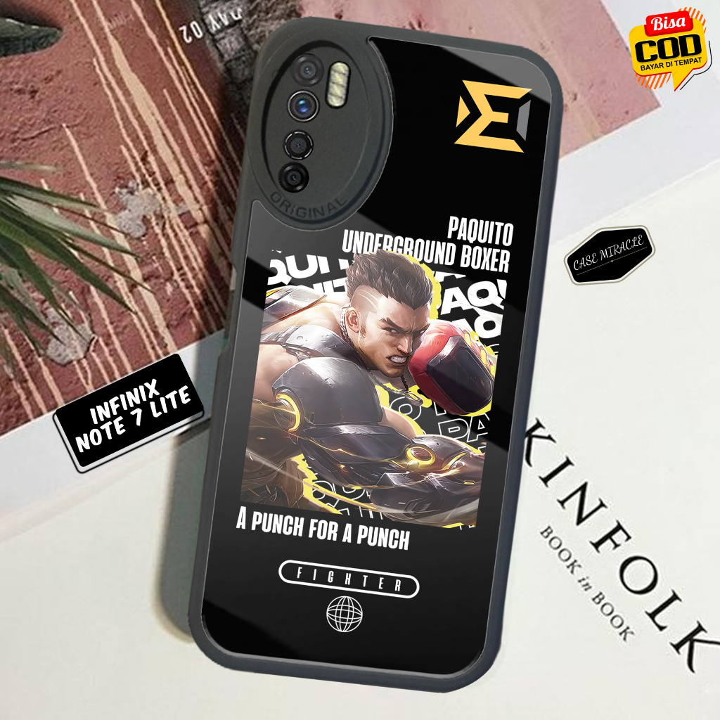 Case INFINIX NOTE 7 LITE - Casing INFINIX NOTE 7 LITE Terbaru CASE MIRACLE [ MOTIF 73 ] Cassing Hp -