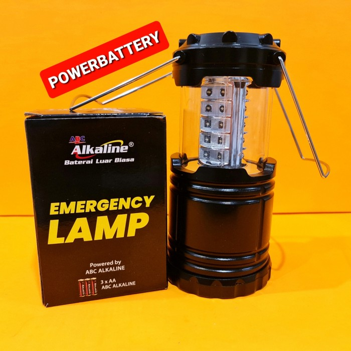 Lampu Darurat Emergency Lamp Alkaline AA Senter camping alkaline baterai ABC ALKALINE