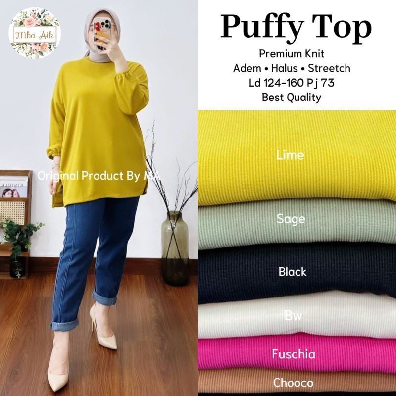Puffy top blouse