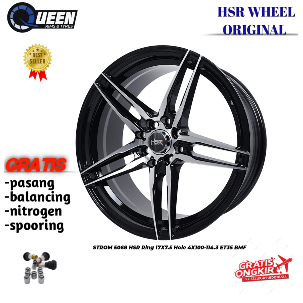 Velg mobil yaris,brio,jazz,agya,ayla,avanza,xenia,swift,mazda2 ring17