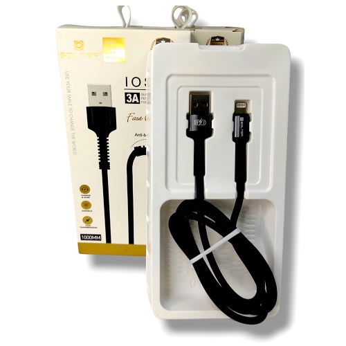 KABEL CHARGER LIGHTNING IPHONE GOLTER 3A QUICK CHARGE