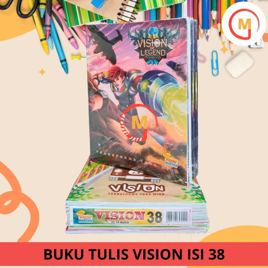 

Buku Tulis Vision Isi 38 (1 Pack)