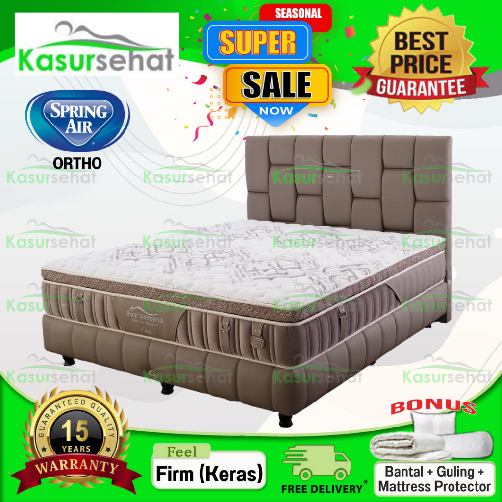 Spring Air Kasur Springbed Ortho - Full Set 120x200