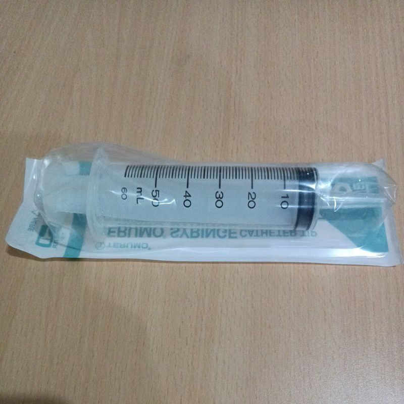 Spuit 50cc Terumo kateter Tip Lubang Tengah Catheter