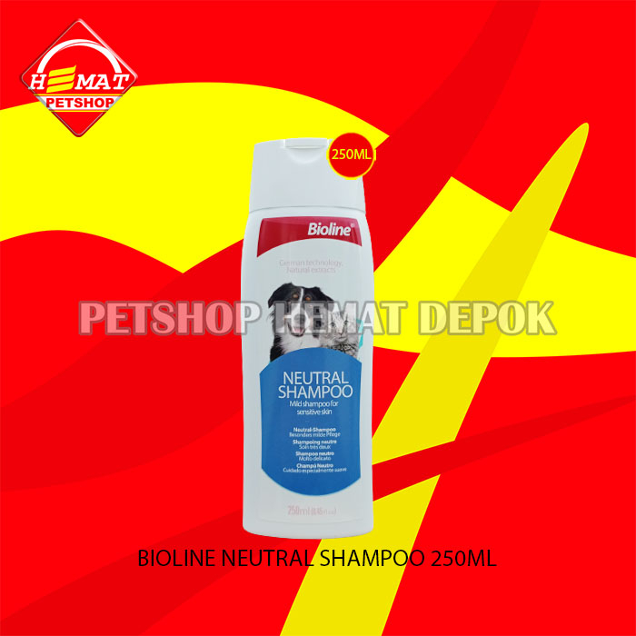 Shampoo Kucing Anjing Bioline Neutral Shampoo 250 ml