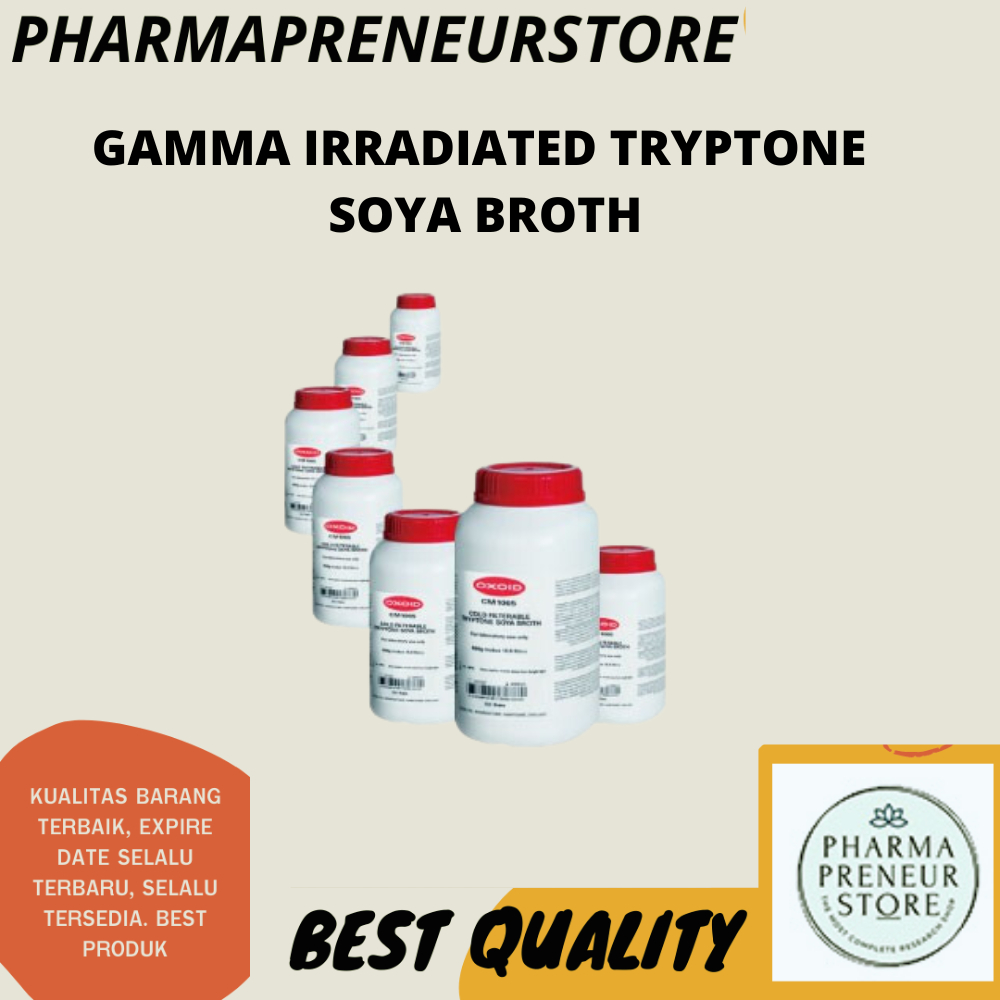 GAMMA IRRADIATED TRYPTONE SOYA BROTH 500 GRAM OXOID BEST QUALITY