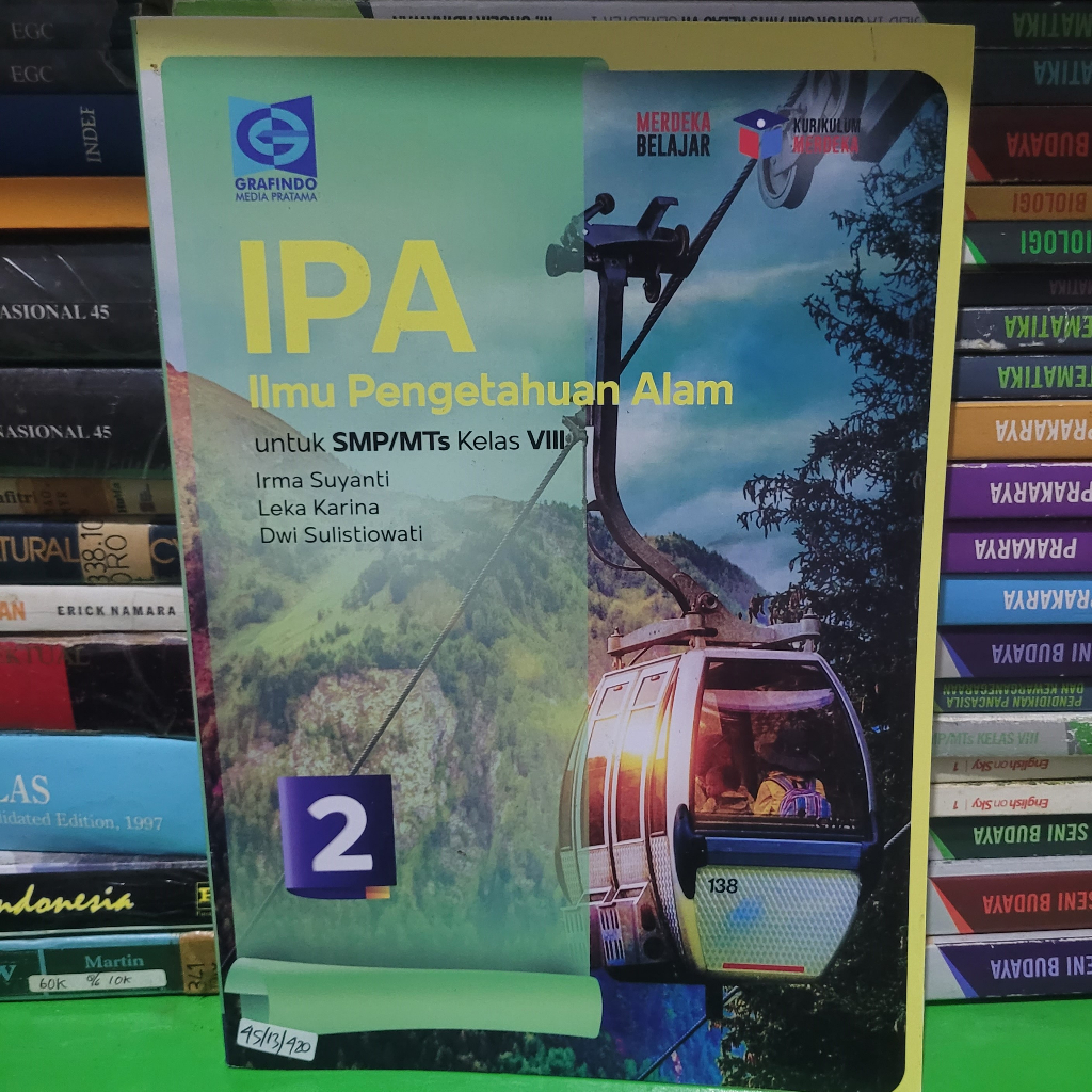 BUKU BEKAS GRAFINDO - IPA KELAS 2 SMP GRAFINDO KURIKULUM MERDEKA