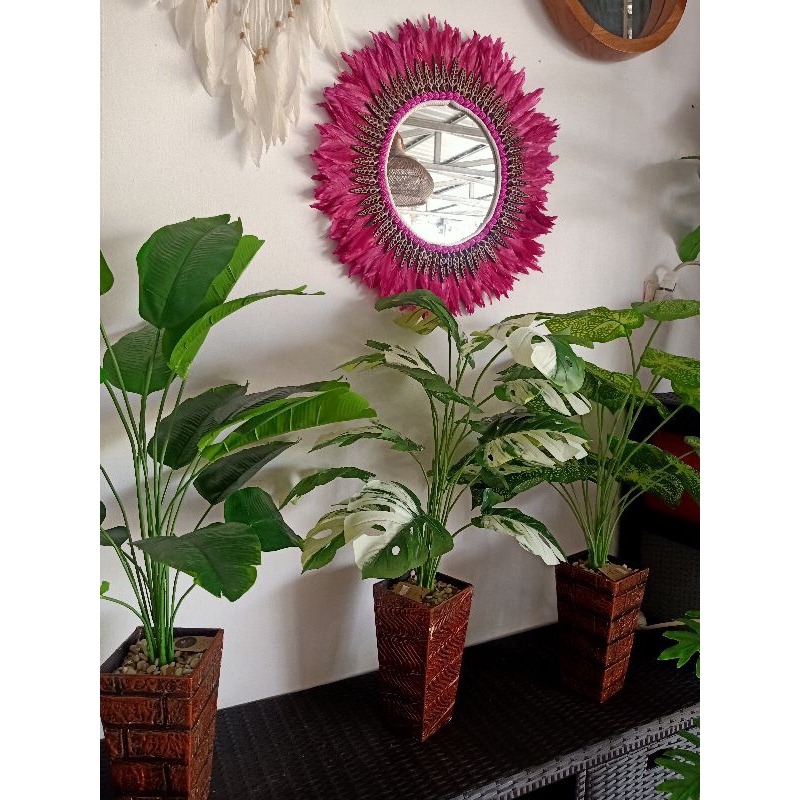 tanaman artificial / monstera artificial / pohon pisang  artificial / pohon keladi