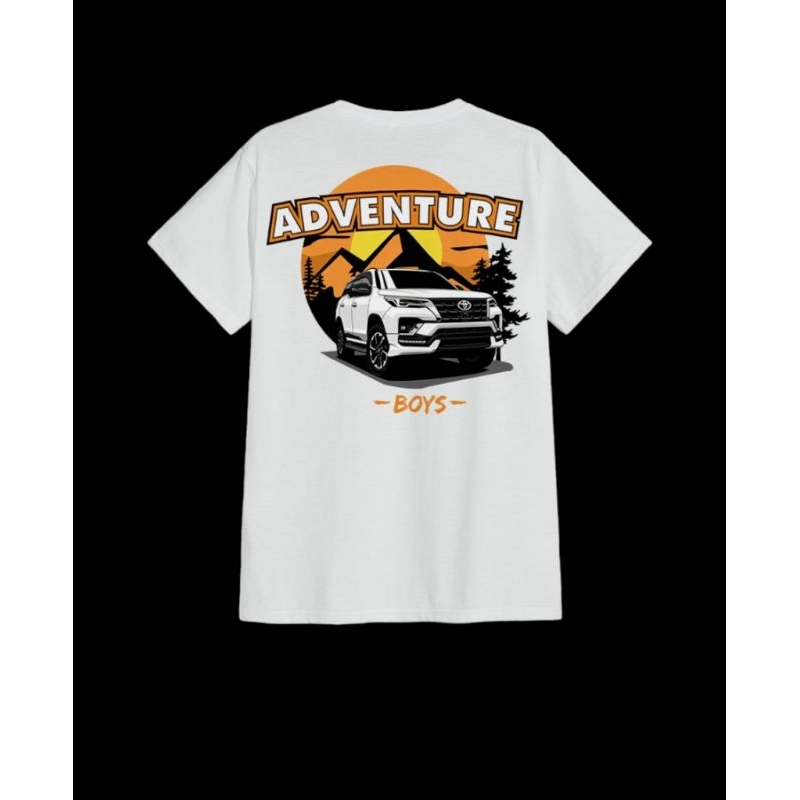 SMH Kaos TOYOTA Fortuner - Baju TOYOTA Fortuner - T-shirt TOYOTA  Fortuner Adventure
