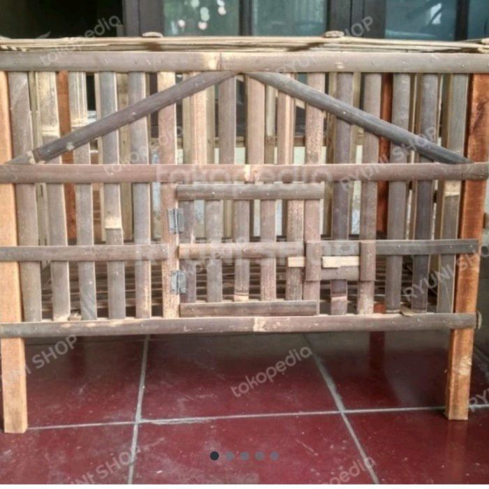 kandang ayam bambu bongkar pasang berkualitas