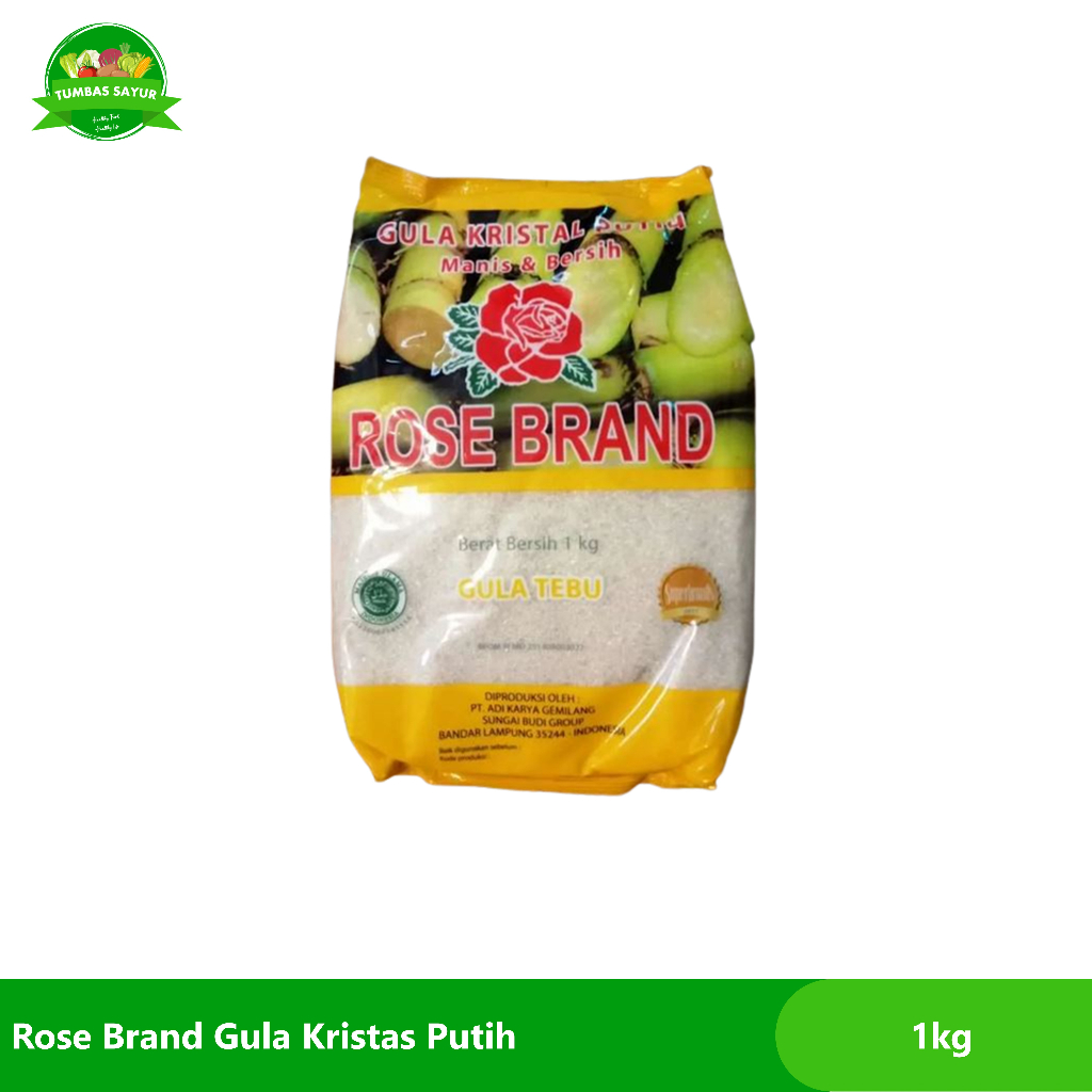 

Rose Brand Gula Kristas Putih 1kg