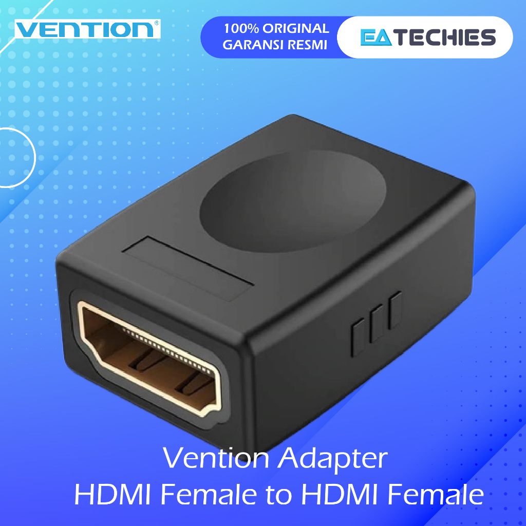 Vention Adapter HDMI Female to HDMI Female Extender Perpanjangan - AIR 1 Pcs
