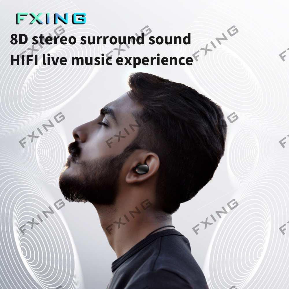 【BT022】(COD) Fxing G9s TWS New Headset Bluetooth 5.1 Wireless Earphone Waterproof Sport Handset HIFI Stereo Sound Music In-ear Earbuds With Mic