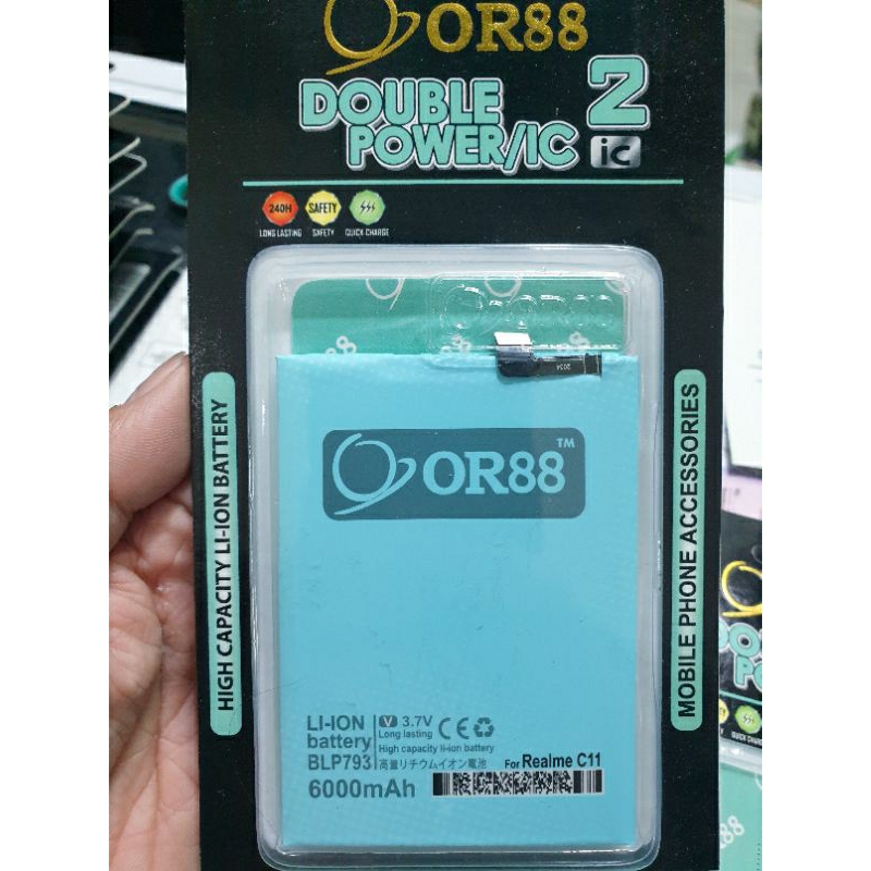 Baterai ORIENS Double Power 2 IC REALME C11/C12/C15/C25/BLP793
