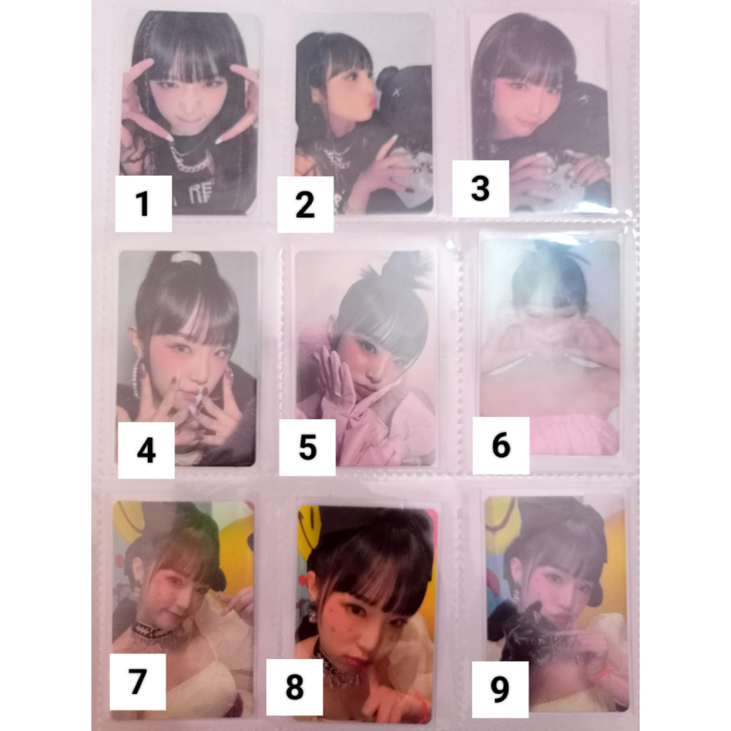 PC PHOTOCARD CHOI YENA IZONE YURI EUNBI