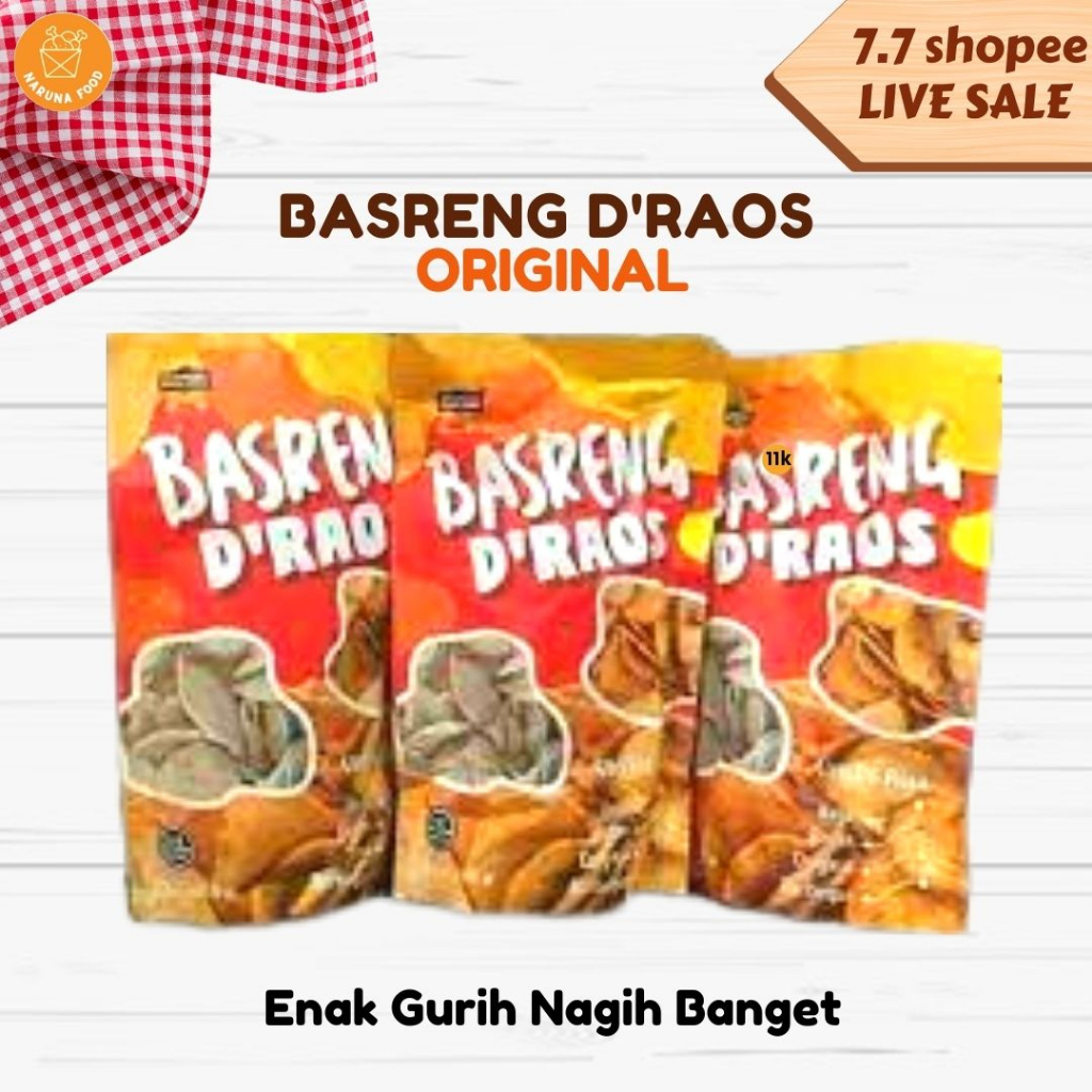 PROMO 11.11 BASRENG D'RAOS camilan basreng draos keju pedas original barbeque pizza d raos lezatnya deudeuieun