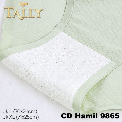 Celana Dalam Hamil TALLY 9865 Hipster dibawah Perut Bahan Seamless Pori Muat Kehamilan 0 - 9 Bulan Maternity CD Low Waist