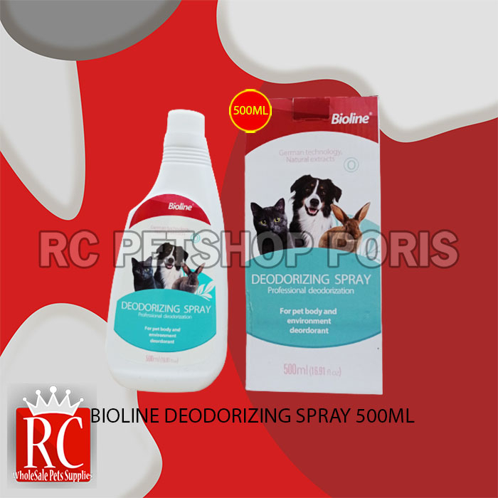 Penghilang Bau Hewan Peliharaan Bioline Deodorizing Spray 500 ML