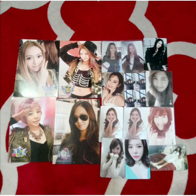 [stopcoll] Album photocard pc starcard gee official snsd girls generation aespa karina giselle winte