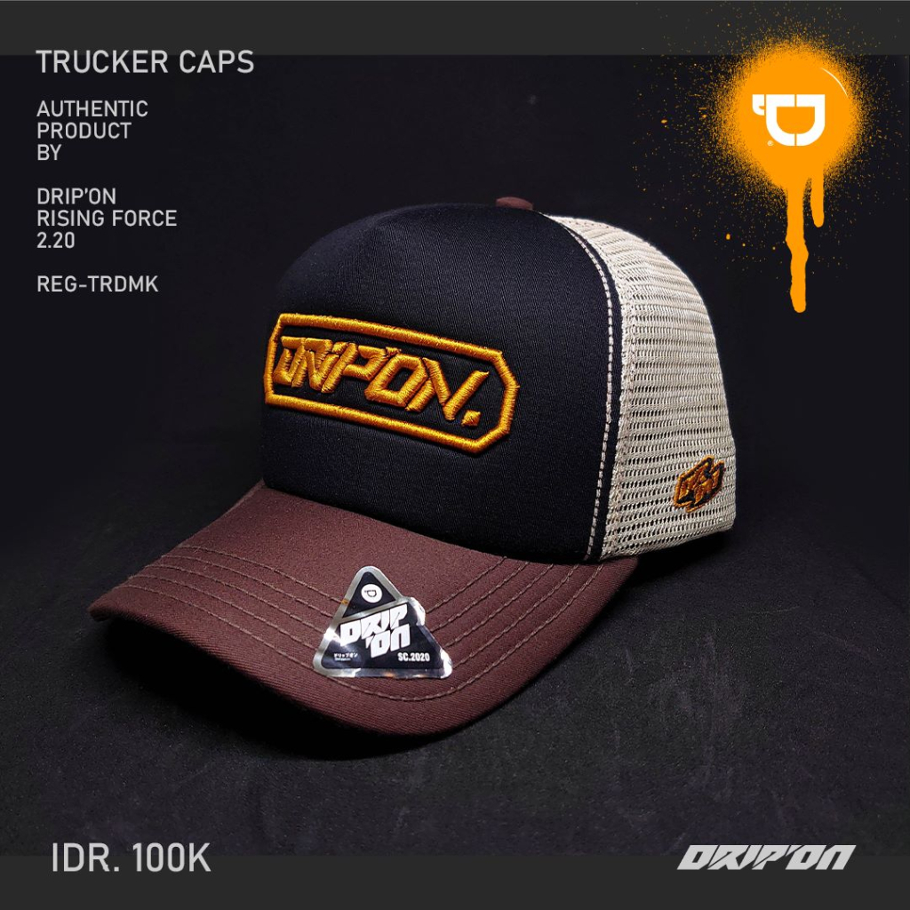 Drip On Trucker Hat Topi Jaring Pria DO001