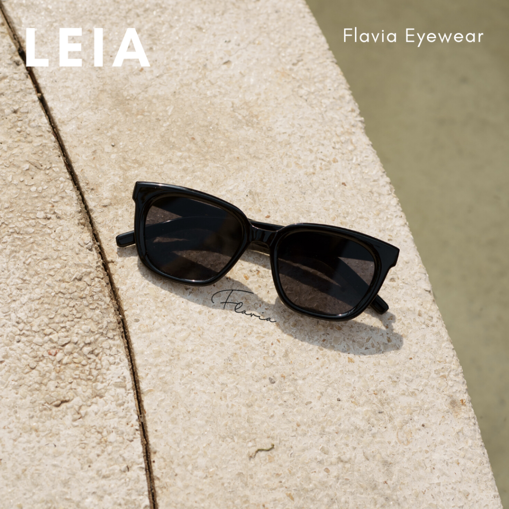 Flavia Eyewear - Kacamata Hitam Leia Acetat Anti UV 400